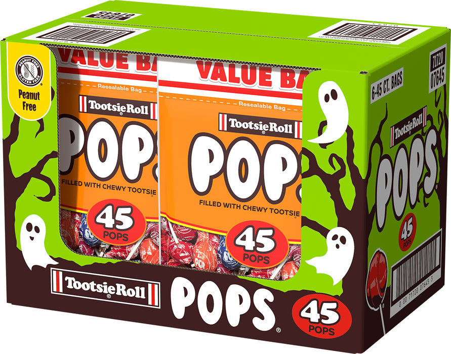 Tootsie Pops Assorted 45ct Bag or 6ct case