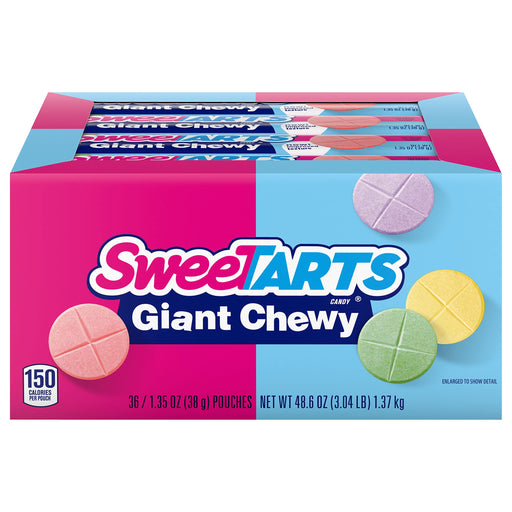 Sweetart Giant Chewy 1.35oz pack - 36ct Box