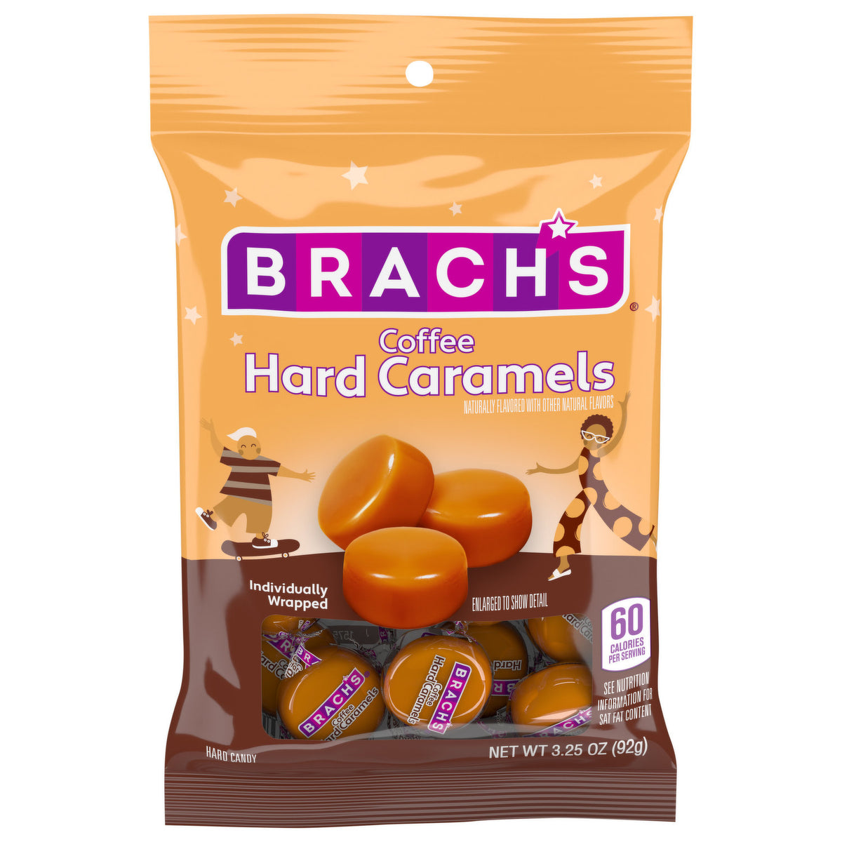 Brach's Hard Caramels Coffee 3.25oz bag — Sweeties Candy of Arizona, image size:1200x1200