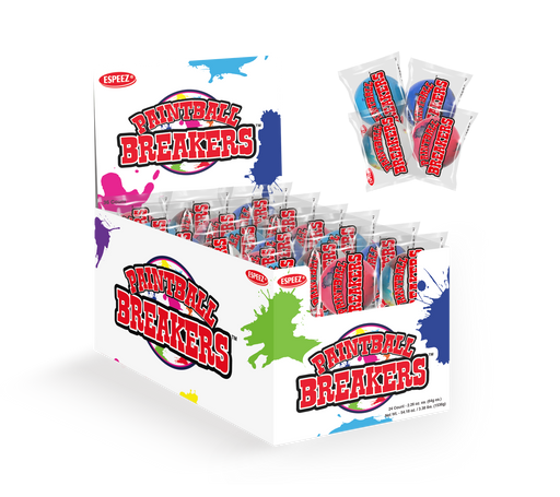 Paintball Jawbreakers 2.28oz singles or 18ct box