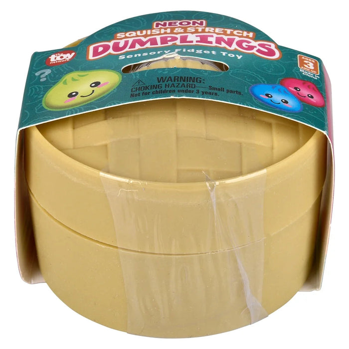 Squish & Stretch Surprise NEON Dumplings 2''