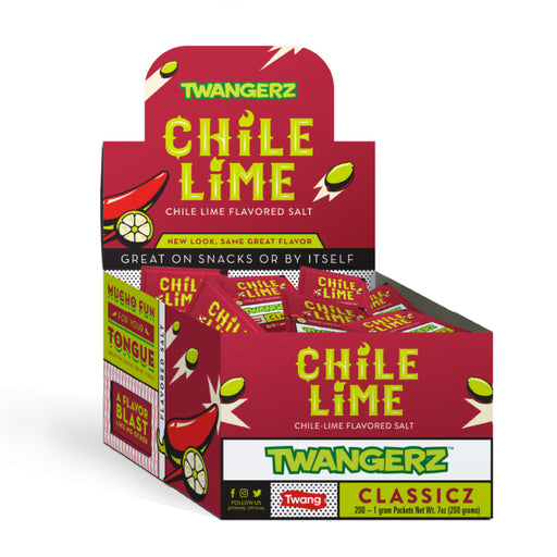Twangers Chili Lime Salt 1gram pack or 200ct box