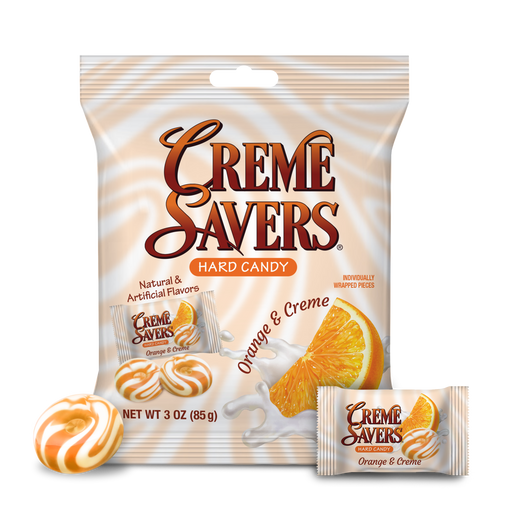 Creme Savers Orange & Creme 3oz Bag