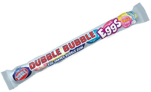 Dubble Bubble Gum Eggs 7ct Tube