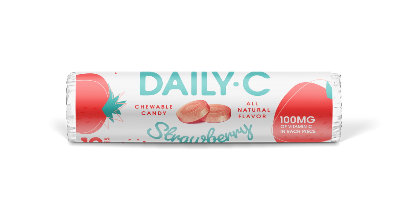 Daily C Strawberry 12pc roll