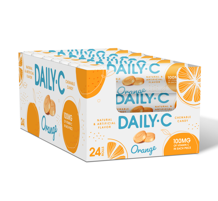 Daily C Orange 12ct Roll 24ct Box