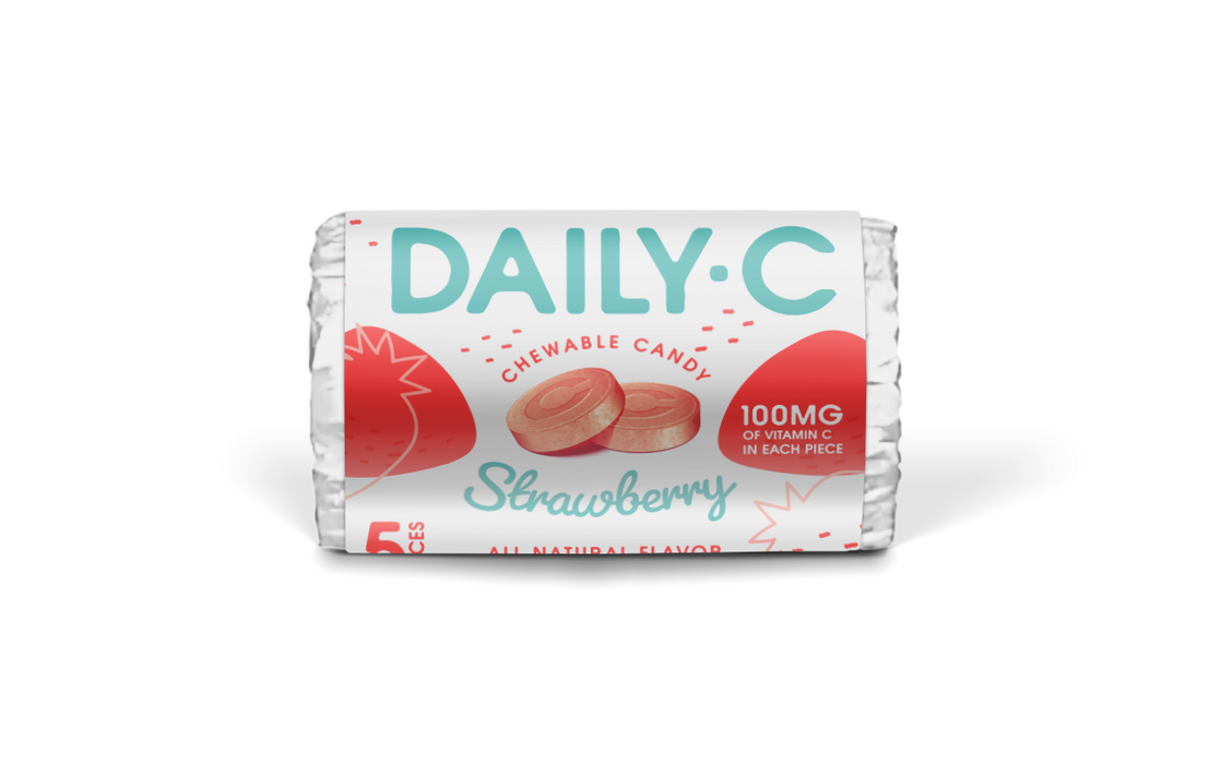 Daily C Strawberry 5ct mini Roll