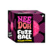 Box of Nee Doh Fuzz Ball with pink and black design