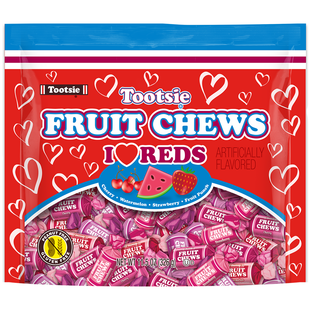 Tootsie Fruit Chews I Love Reds 11.5oz Bag — Sweeties Candy of Arizona