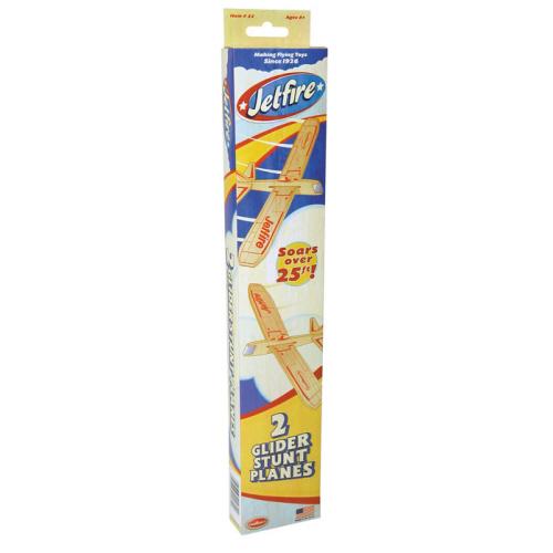 Box of Jetfire glider stunt planes on a white background