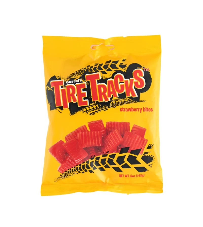 Gustaf's Red Tire Tracks Licorice 5oz bag — Sweeties Candy of Arizona