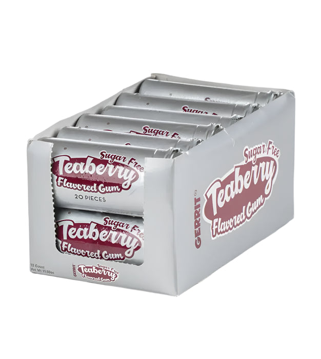Gerrit’s Teaberry Flavored Gum is now available in a sugar-free option! Teaberry has a minty, spicy flavor that you can now enjoy without added sugar. Sugar-free Teaberry comes in bite-sized pieces with a hard shell coating that is packed in a convenient resealable container to keep the flavor fresh. Enjoy Sugar-Free Gerrit’s Teaberry Flavored Gum now!