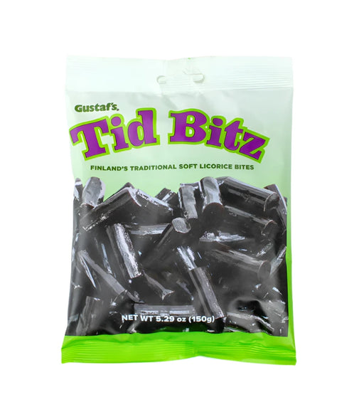 Licorice has been loved since the Dawn of Time! Tid Bitz is a soft rich chewy Licorice made in Finland by a leading manufacture that carries a rich history in producing some of the worlds finest Licorice! You will be adding this to your top favorite licorices of all time once you taste these!