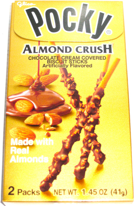 Indulge in the irresistible taste of Pocky Almond Crush Large 2.47oz box. Each stick features smooth milk chocolate perfectly paired with crunchy roasted almonds, creating a delightful snack experience. Ideal for satisfying your sweet cravings anytime, this treat combines rich flavor and satisfying texture in every bite. Perfect for sharing or enjoying on your own, Pocky Almond Crush offers a delicious escape you won’t want to miss.