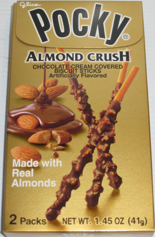 Pocky Chocolate Almond Crush Large 2.47oz Box
