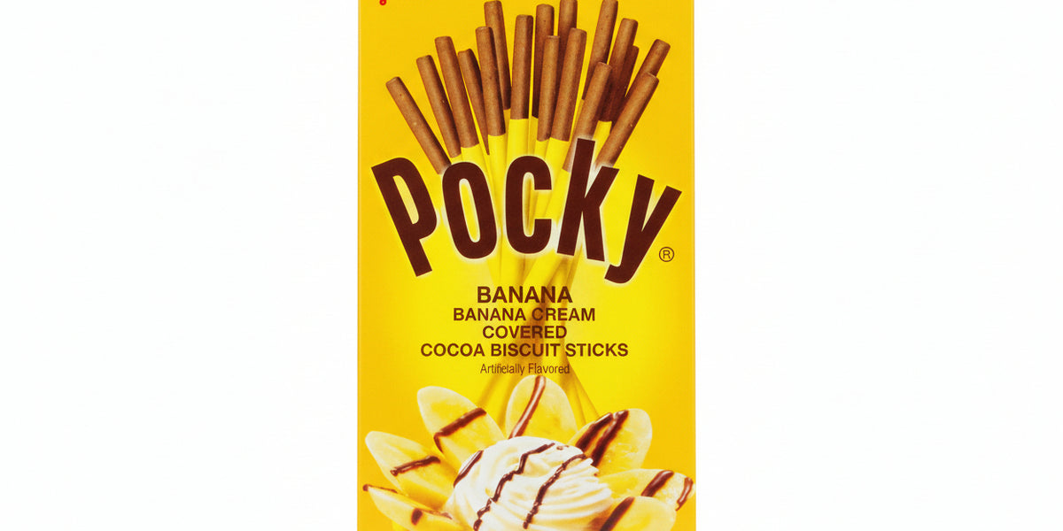 Pocky Chocolate Banana Cream Large 2.47oz box — Sweeties Candy of