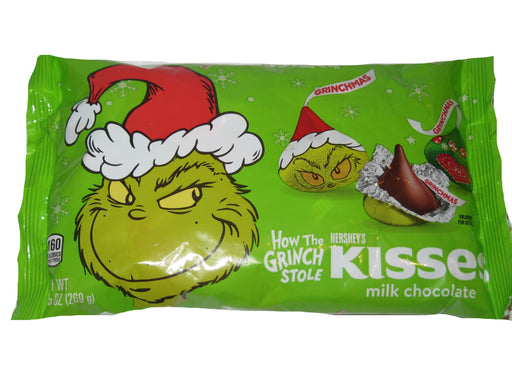 Hershey Kisses Grinch Foils 9.5oz bag