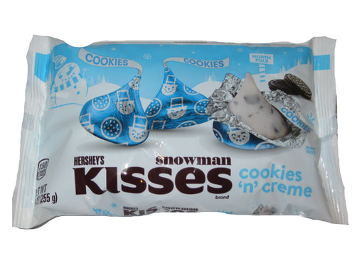 Christmas Hershey Kisses Cookies & Creme 9oz bag