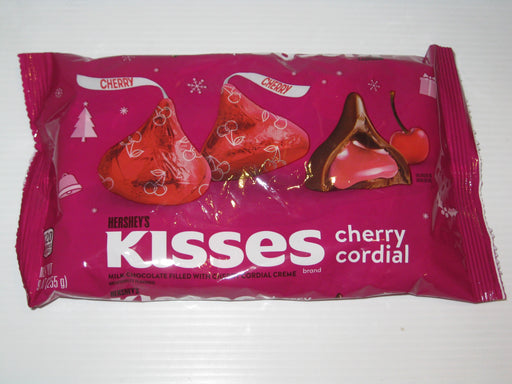 Christmas Hershey Kisses Cherry Cordial 9oz bag