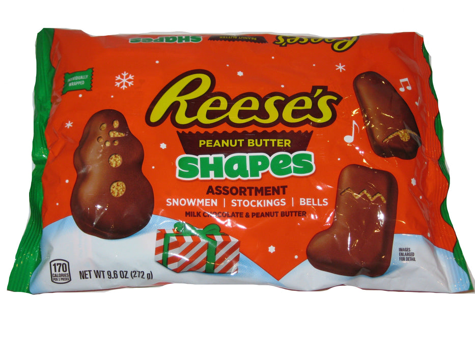 Christmas Reese's Peanut Butter Shapes 9.6oz bag — Sweeties Candy of ...