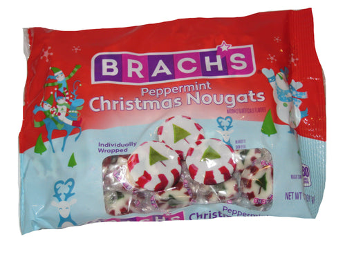 Brachs Christmas Peppermint Nougats 11oz bag