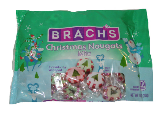 Brachs Christmas Nougats Assorted 10oz bag