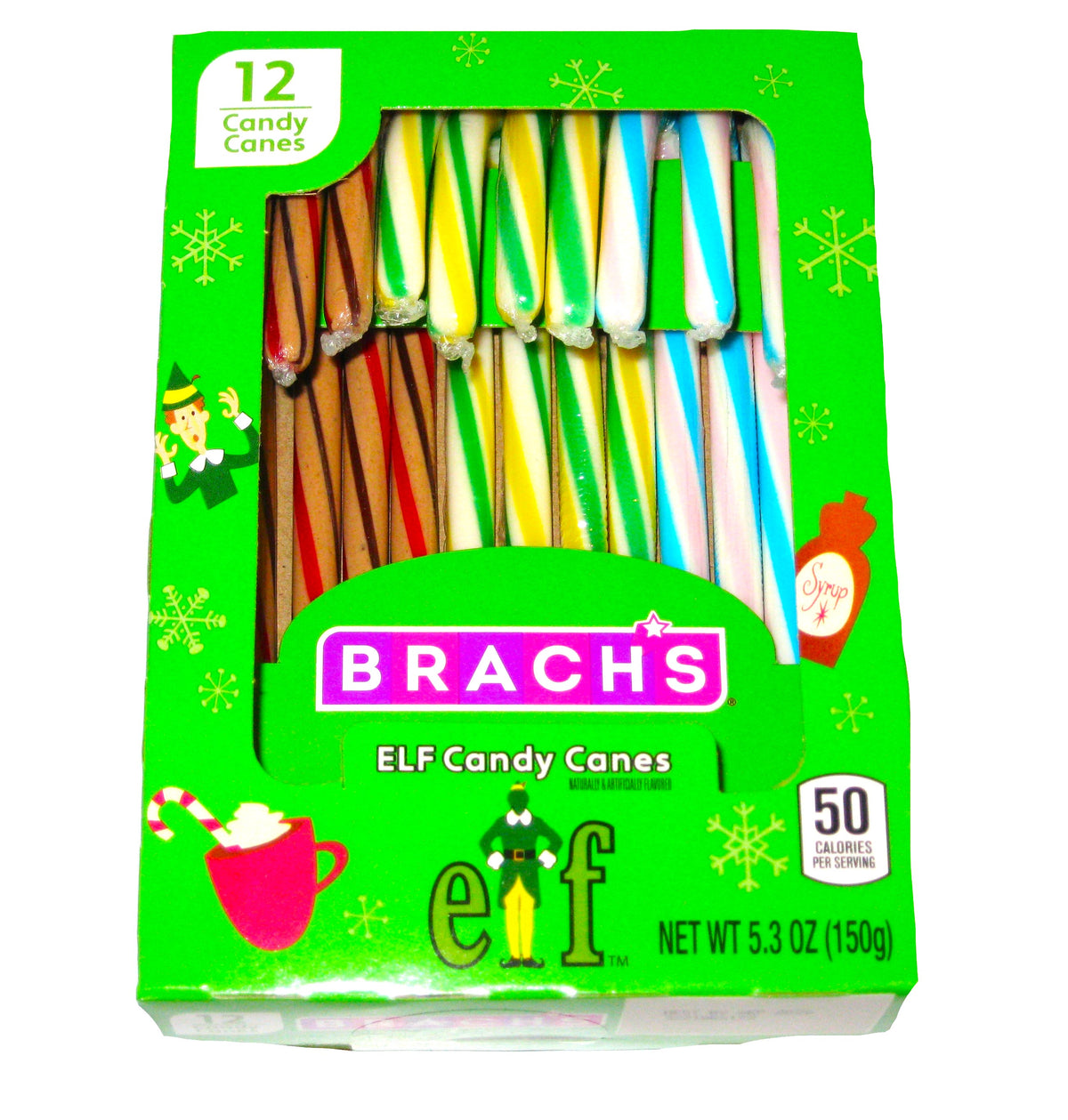 Christmas Candy Canes Brach's Elf 12ct box — Sweeties Candy of Arizona