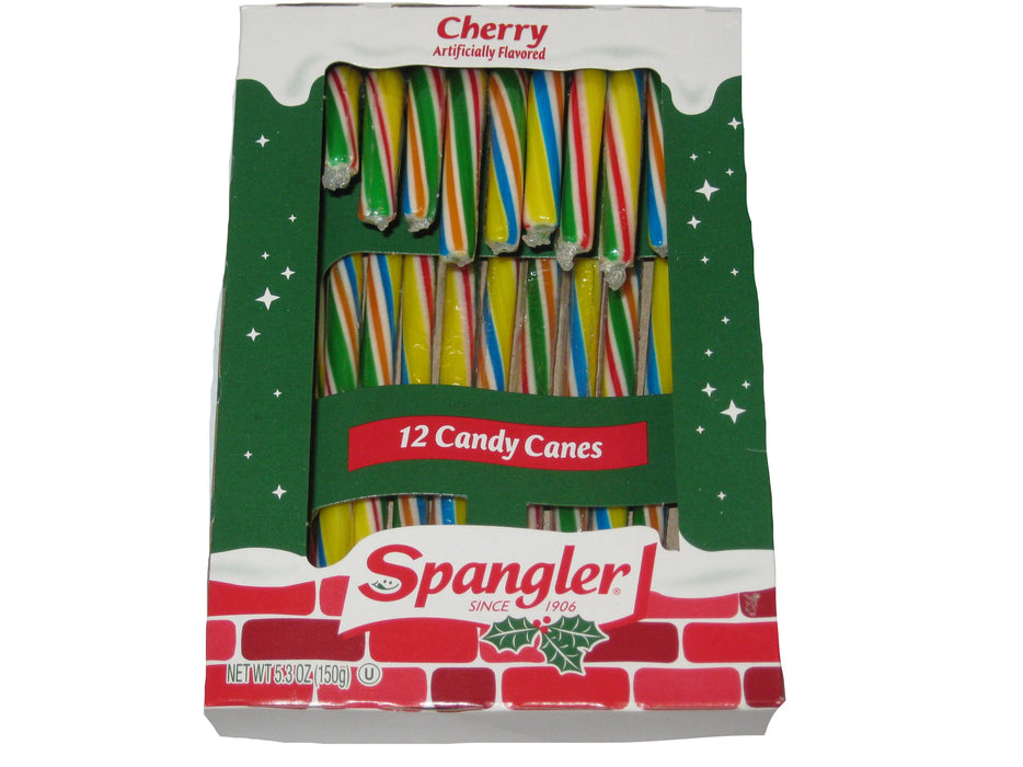 Spangler Candy Canes Cherry 12ct box