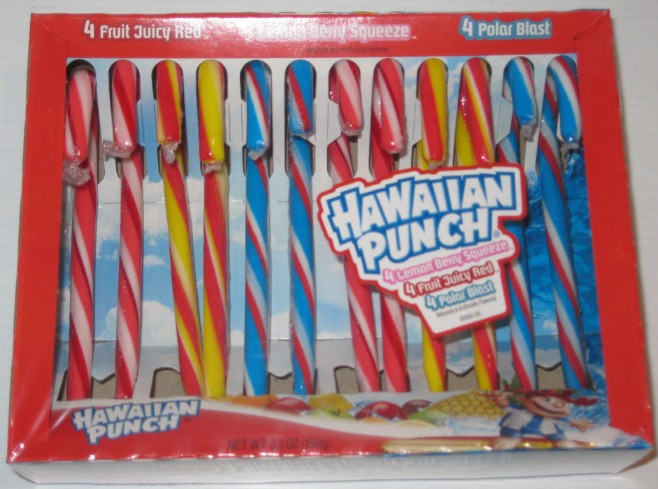 Hawaiian Punch Candy Canes 12ct box