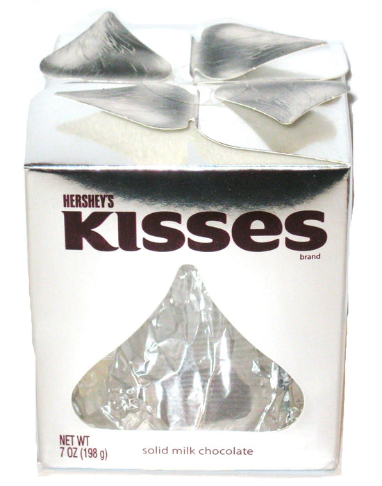 Impress your loved ones with the delicious taste of this Super sized 7oz Solid Chocolate Hershey Kiss this Christmas season! Already in a great gift box, makes this perfect to Share your affection with this delightful and delectable gift! Standing in at over 4'' tall, this Hershey Kiss will surely satisfy any sweet tooth.