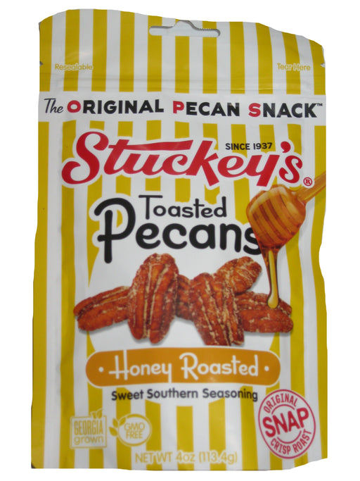 Stuckey's World Famous Toasted Pecans 4oz Bag Honey Roasted
