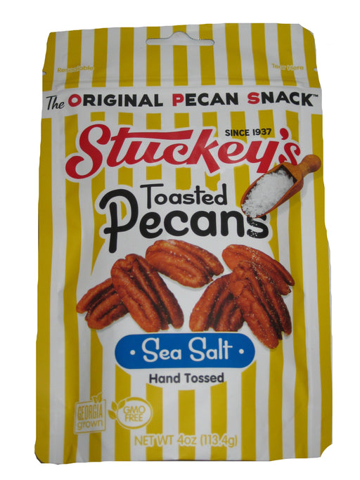 Stuckey's World Famous Toasted Pecans 4oz Bag Sea Salt