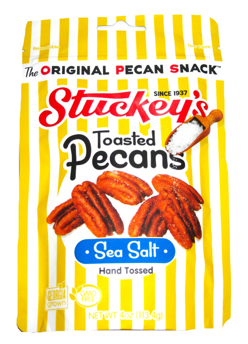 Stuckey's World Famous Toasted Pecans 4oz Bag Sea Salt