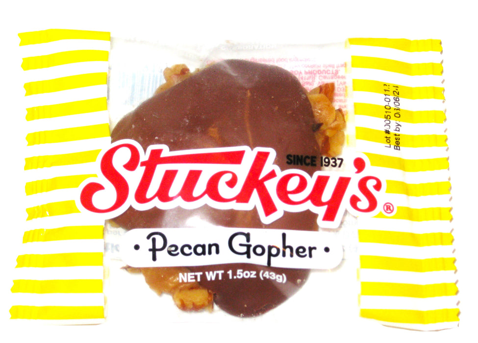 Stuckeys Milk Chocolate Pecan Gopher 1.5oz