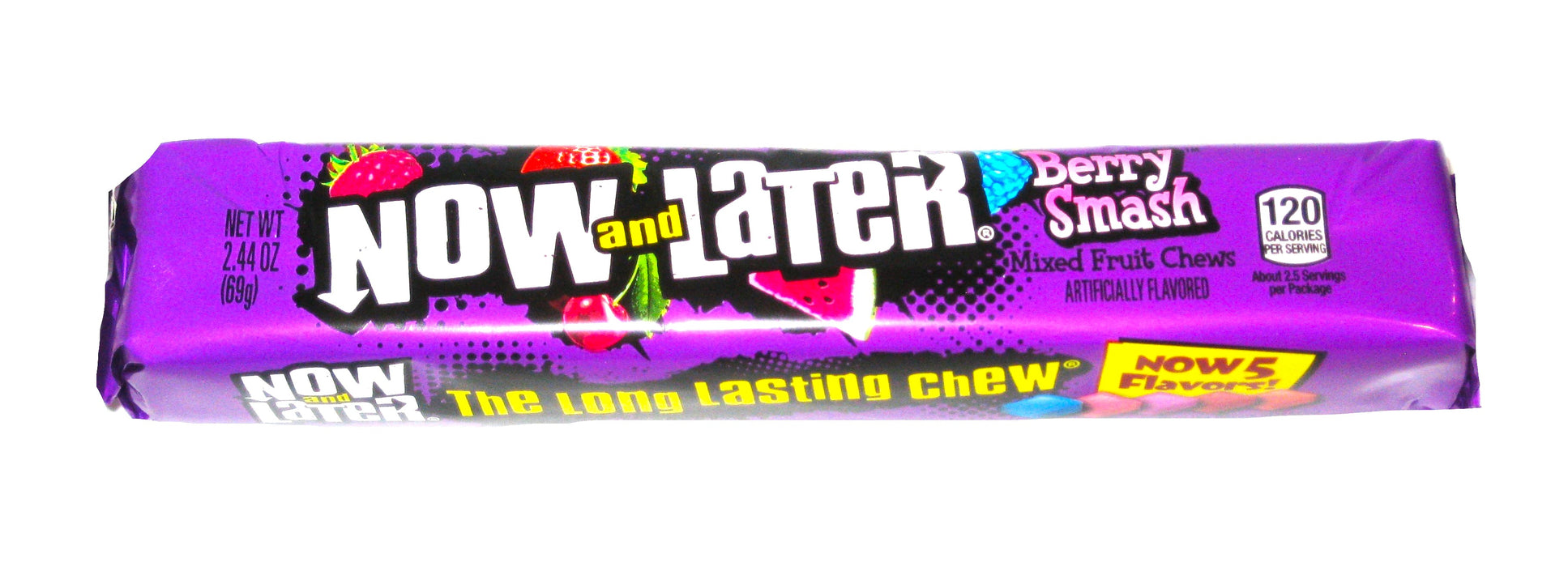 Now and Later Berry Smash 2.44oz Bar