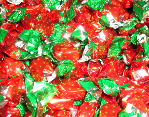 Bulk 1 pound Bag Filled Strawberry Delights Hard Candy