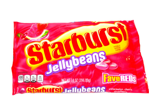 Starburst Fave Reds Jelly Beans 10oz Bag