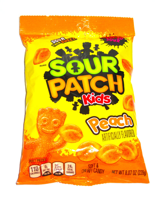 Sour Patch Kids Peach 8oz Bag