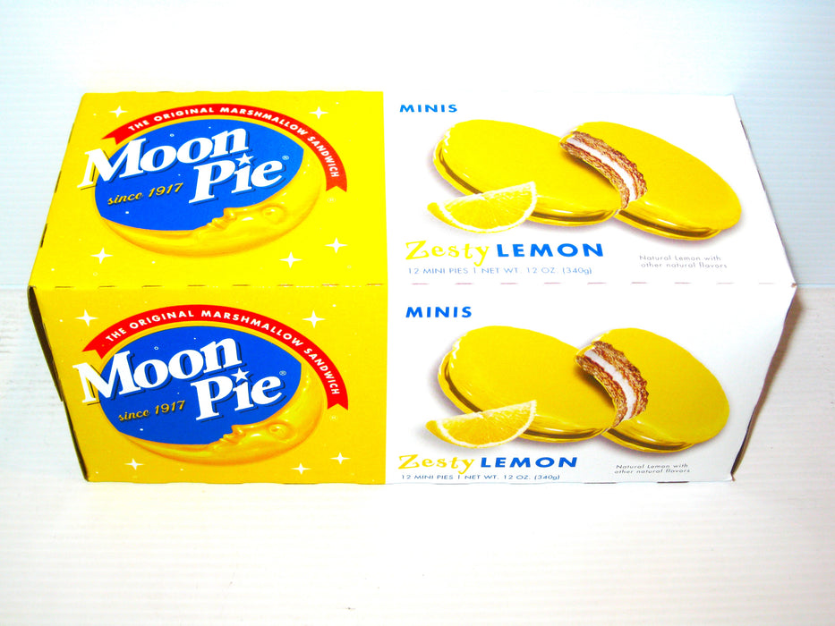 Moon Pie Mini Zesty Lemon 12ct Box