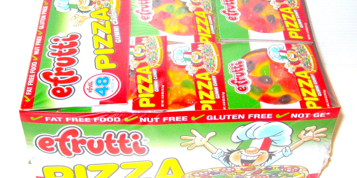 Efrutti Gummi Pizza .55oz pack or 48ct Box — Sweeties Candy of Arizona
