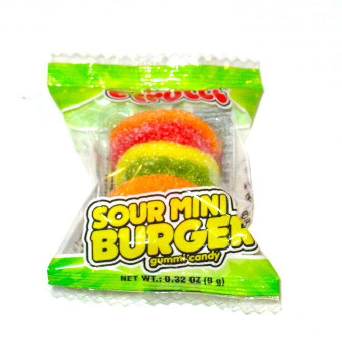 Efrutti (Pronounced Eee Fruity) Gummy Sour Burger's .32oz pack