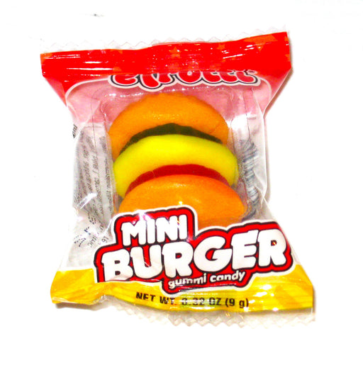 Efrutti (Pronounced Eee Fruity) Gummy Burger's .32oz pack