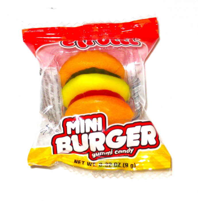 Efrutti (Pronounced Eee Fruity) Gummy Burger's .32oz pack