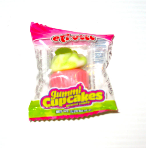 Efrutti (Pronounced Eee Fruity) Gummy Cupcakes .28oz pack