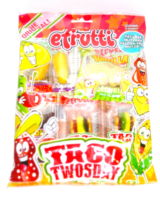Efrutti Gummi Taco Twosday 2.7oz bag