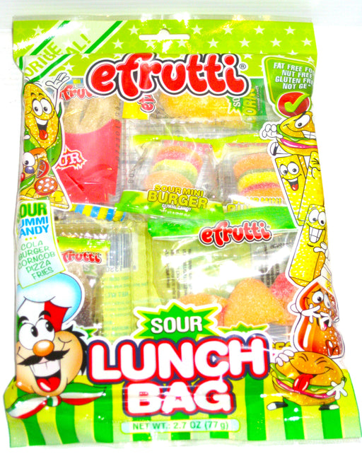Efrutti Gummi Lunch Bag SOUR 2.7oz bag