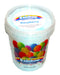 Rainbow Cotton Candy 1oz Tub Blue