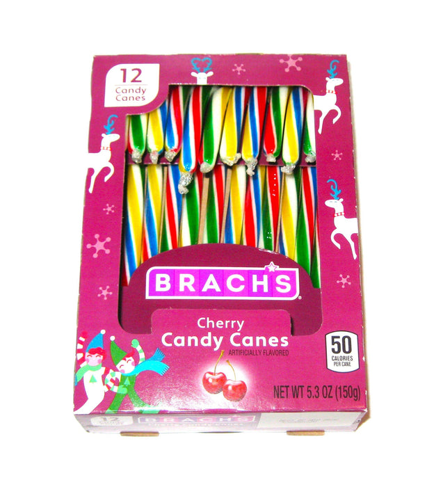 These Brach's Cherry Rainbow Candy Canes add a colorful and flavorful twist to the traditional holiday treat. With 12 canes in each box, they are perfect for gifting or adding a festive touch to your Christmas tree. Enjoy a spectrum of delicious flavors beyond just peppermint this holiday season.