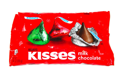 Indulge in the classic holiday treat with Christmas Milk Chocolate Hershey Kisses. Wrapped in festive foils, these original kisses are full of creamy chocolate for a delightful and irresistible treat. Perfect for gifting or enjoying with guests, say it with a kiss this holiday season!