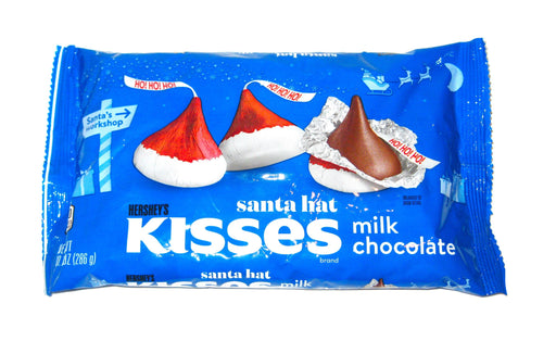 Make your Christmas gathering extra special with a touch of Hershey's Santa Hat kisses! These festive kisses are great for filling stockings or advent calendars. Each delicious bite-sized kiss is wrapped in red and white foil to resemble Santa's classic hat. Enjoy the creamy, Hershey's chocolate flavor for a sweet, delicious treat.